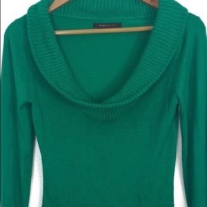 BCBG MAXAZRIA teal sweater